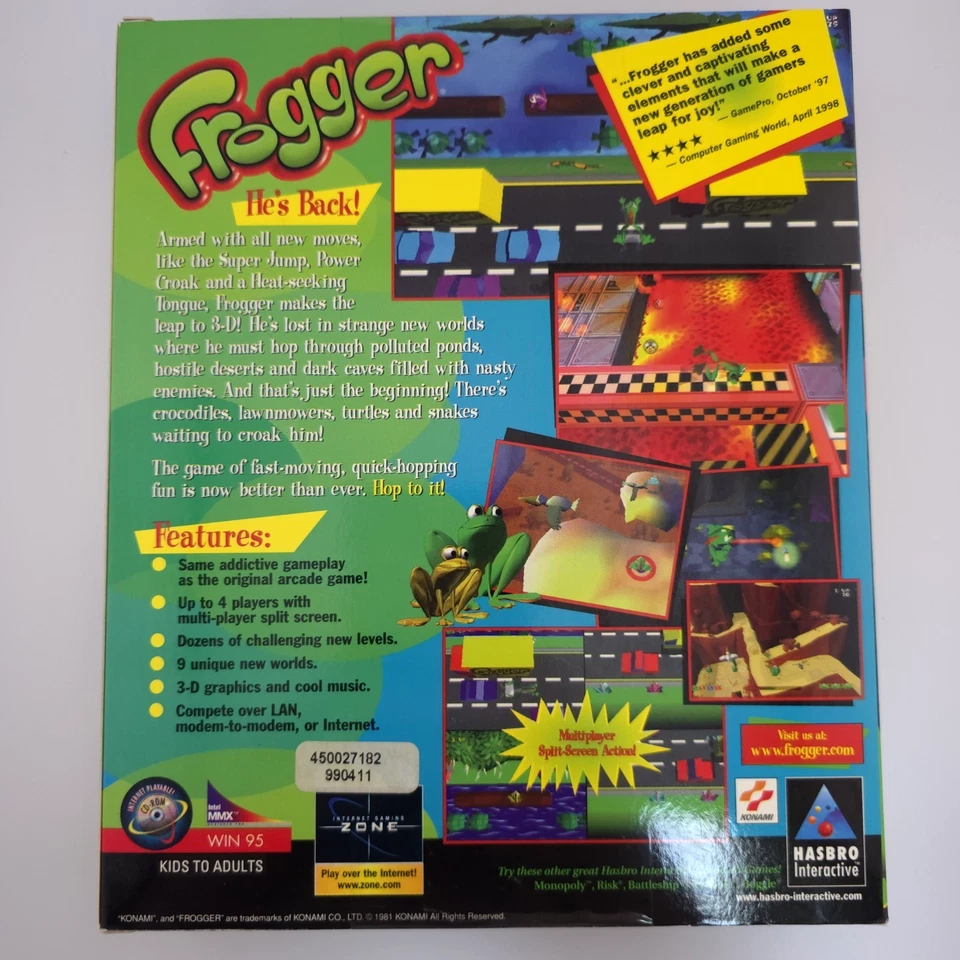 Frogger: He's Back!, 1997, Big Box, New & Sealed - Image 3 of 4