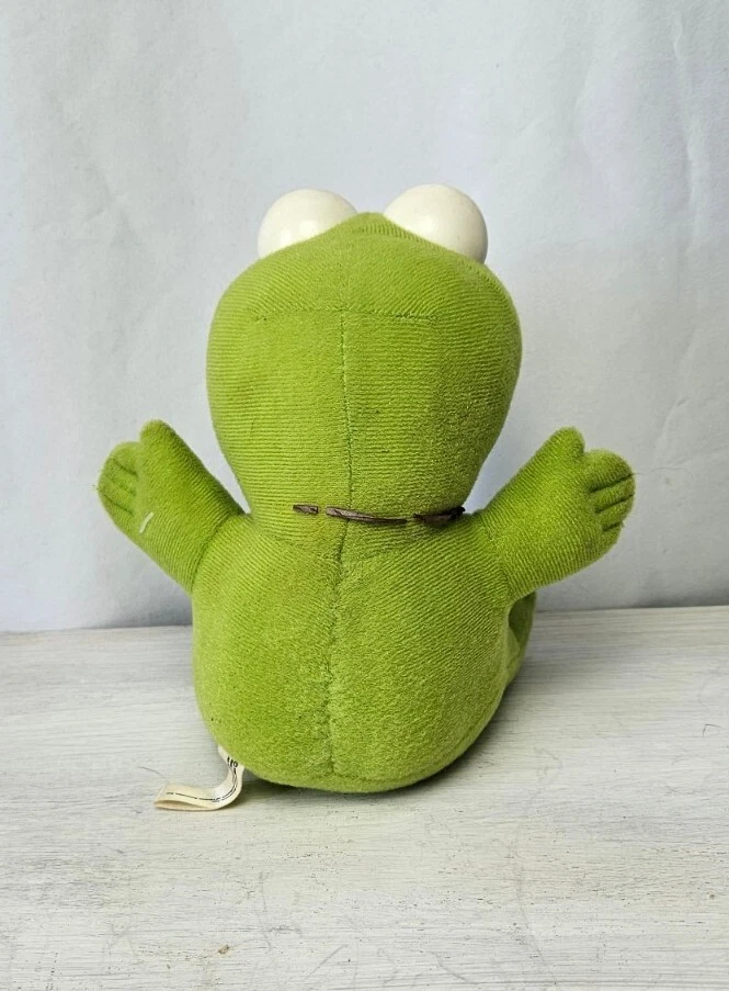 Juguete de peluche de colección Baby Kermit coleccionable Jim Henson Muppets Stuffed Frog 1987 Foto 3 de 4