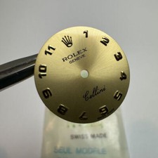 Rolex Geneve Cellini Roman Dial NOS 6621 6621/8 Silver Quadrante