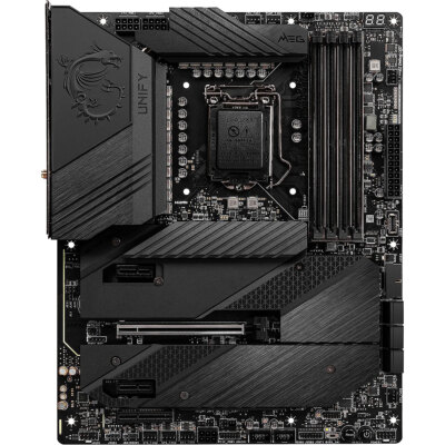 LGA 1200 motherboard MSI MEG Z590 UNIFY Gaming DDR4 RAM M.2 PCIe 4.0 WIFI USB3.2