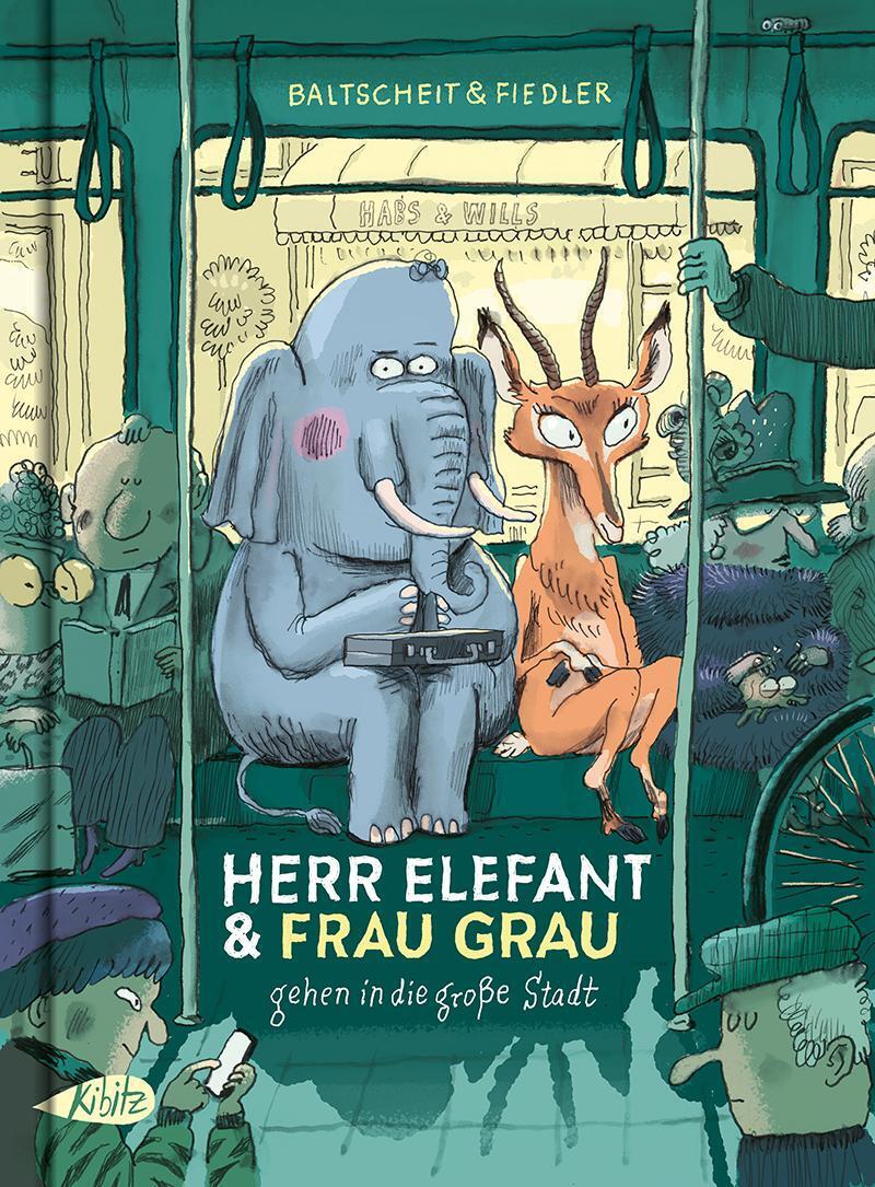 Thumbnail - Herr Elefant Und Frau Grau Gehen In Die Große Stadt Martin Baltscheit