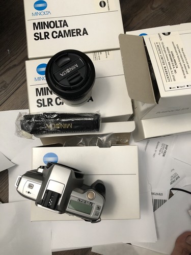 3X Minolta Maxxum GT 35mm SLR film camera W/AF 28-80/3.5-5.6(D) SILVER LENS - Picture 10 of 10