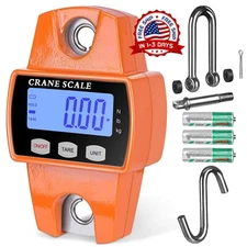 Bascula Colgante Digital de 660 LB Con Caja Aluminio Fundido Mini Bascula Nuevo