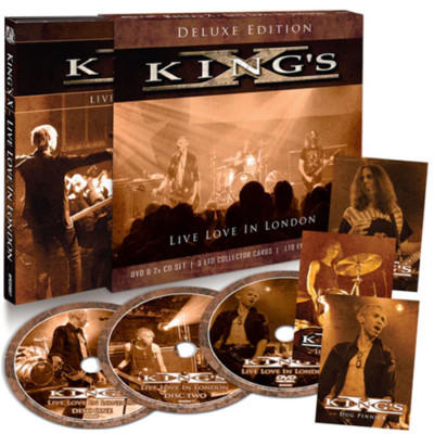 KING'S X   Live Love in London (LIM.500 DELUXE DCD/DVD + COLLECTOR CARD*REMASTER