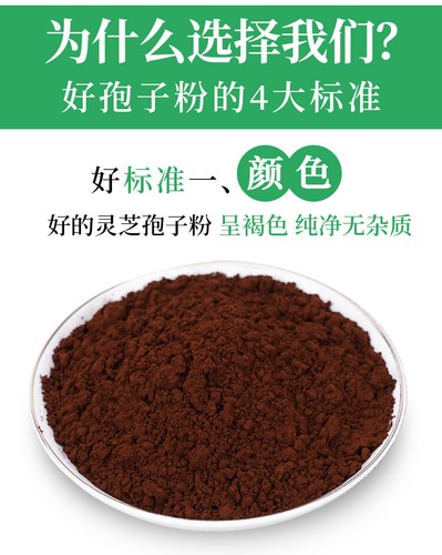 100g Raw Duan-Wood Shell-broken Ganoderma Lucidum/Lingzhi/Reishi Spore Powder ~ - Picture 4 of 4