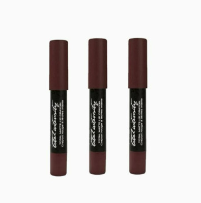 Total Intensity Total Matte Lip Crayon, Rule Breaker, 0.06 Ounce - 3 PACK