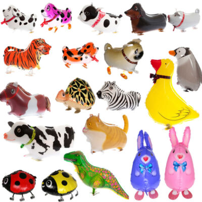 Helium-Filled Walking Pet Balloons Adorable Animal Balloons for Kids' Parties