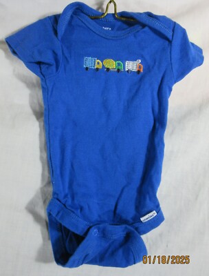 Blue w/Trucks Gerber's Infant Baby 0 to 3 Months Outfit ZTBO-2