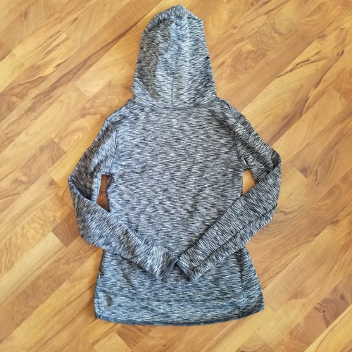 Hoodie Light/Dark Gray Cuddly Warm by Tangerine Small Womens Bin11 Fem - Picture 8 of 9