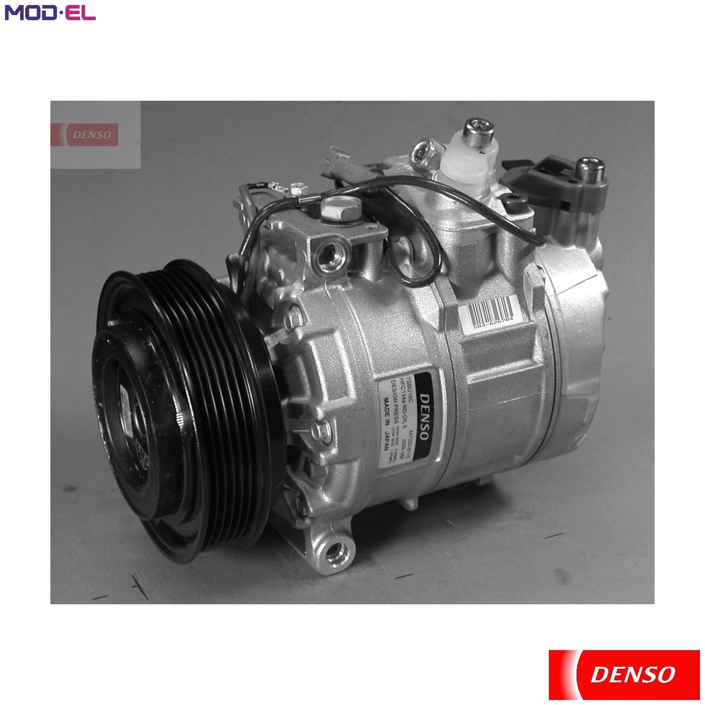 Air conditioning compressor R 134a ND-8 DCP02005 DENSO for AUDI VW SKODA - Image 3