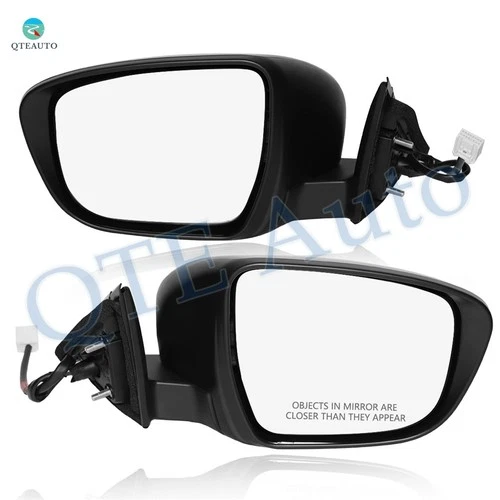LH-RH Power Non-Heated Manual Folding View Mirror For 2017-2020 Nissan Rogue 2PC