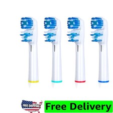 Compatible with Oral-B Dual Clean Replacement Electric Toothbrush Head, 4 Count