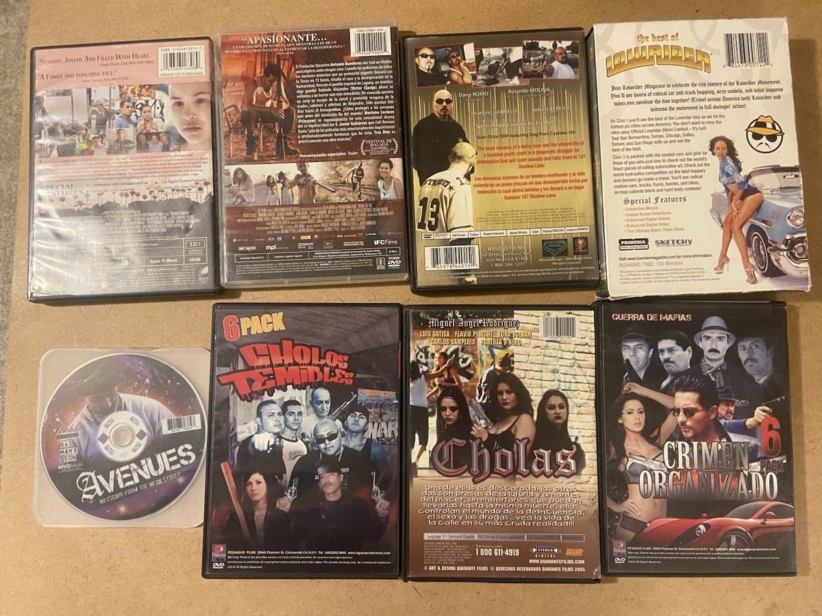9 DVD Lot Cholo MEXICAN Capos Gangster Narco Chicano Low Rider