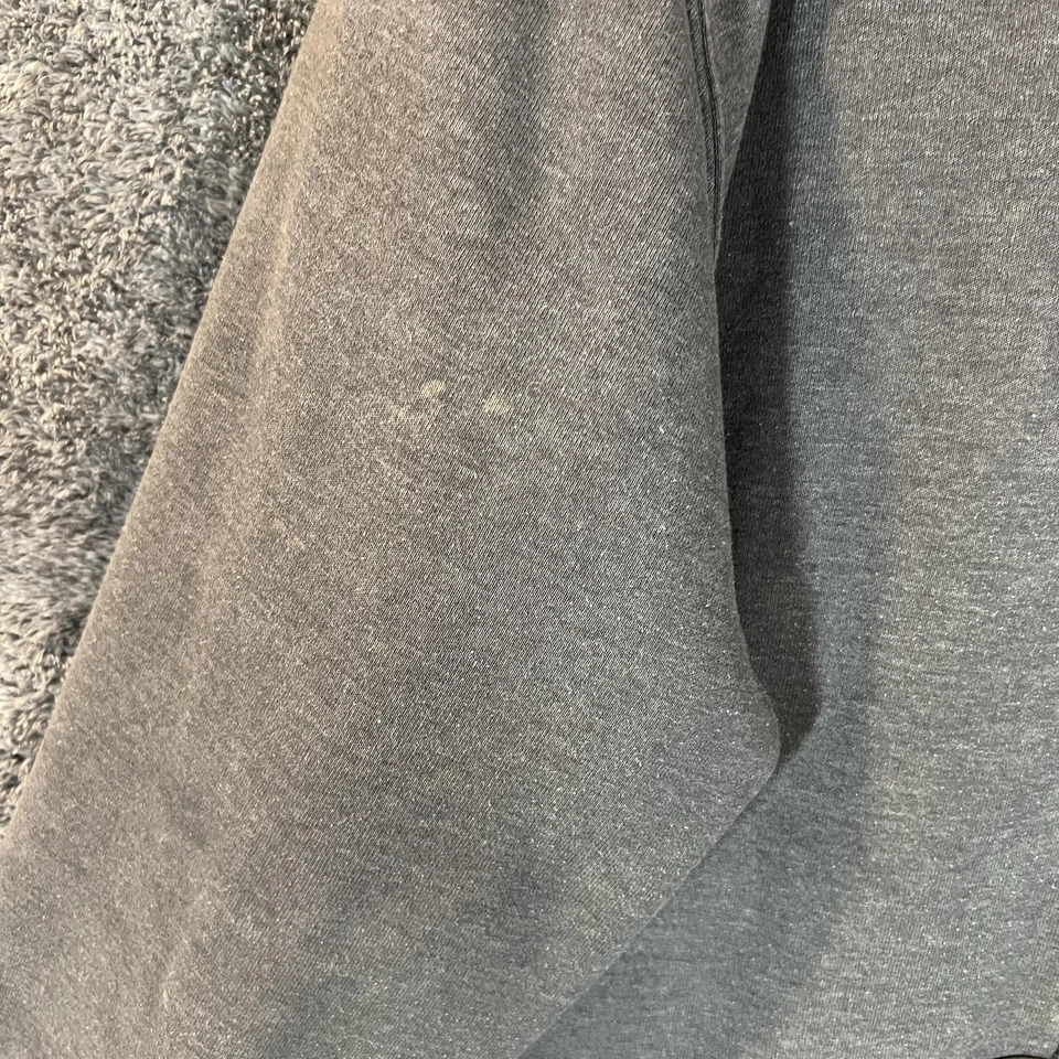 Carhartt Sweatshirt Hoodie Mens Large Tall Gray Zip Front Thermal Lined 100632 - Image 2 of 4