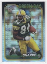 #73 Sterling Sharpe 2024 Topps Chrome Prism Refractor Green Bay Packers