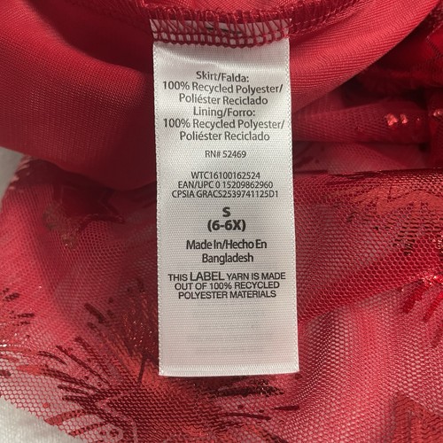 Way to Celebrate Patriotic Girls Red Stars Tulle Skirt Sz S, M, XL, XXL - Picture 11 of 12