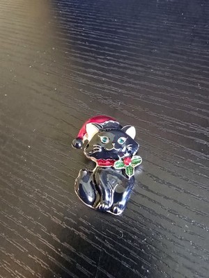Christmas Cat Pin