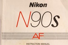 Original Nikon N90s AF Instruction Manual, English