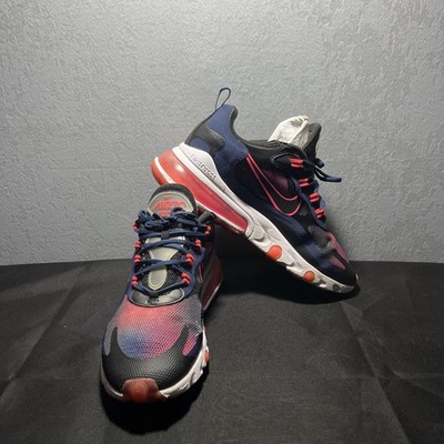 Nike Air Max 270 React Running Shoes Men s Navy Pink CK6929-400 Size 9