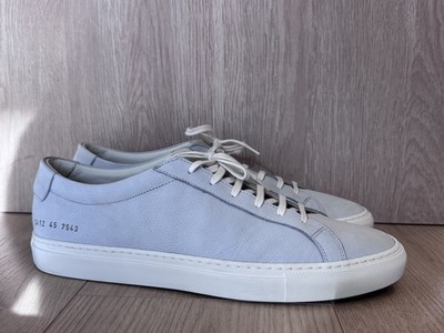 COMMON PROJECTS Gray Contrast Achilles Sneakers Size 12 / 45