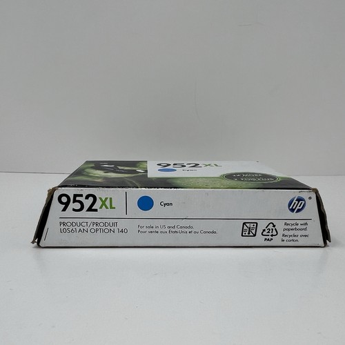 Original HP 952XL Cyan Ink Cartridge Vibrant L0S61AN Officejet MAY 2021 - Picture 10 of 10