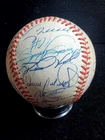 1998 CHICAGO CUBS TEAM (23) SAMMY SOSA, KERRY WOOD AUTOGRAPHED ONL BASEBALL
