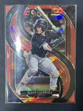 2025 Select - Premier Level Slade Caldwell #135 Red Cracked Ice  Prizm /199 (RC)