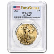 2023 1 oz American Gold Eagle MS-70 PCGS (FirstStrike®) 4806.78 per troy oz