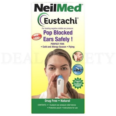 NeilMed Eustachi-Eustachian Tube Exercise-Pop Blocked Ears Safely