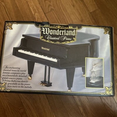 WONDERLAND CLASSICAL PIANO W/DANCING PRIMA BALLERINA ~ PLAYS 6 CLASSICAL TUNES