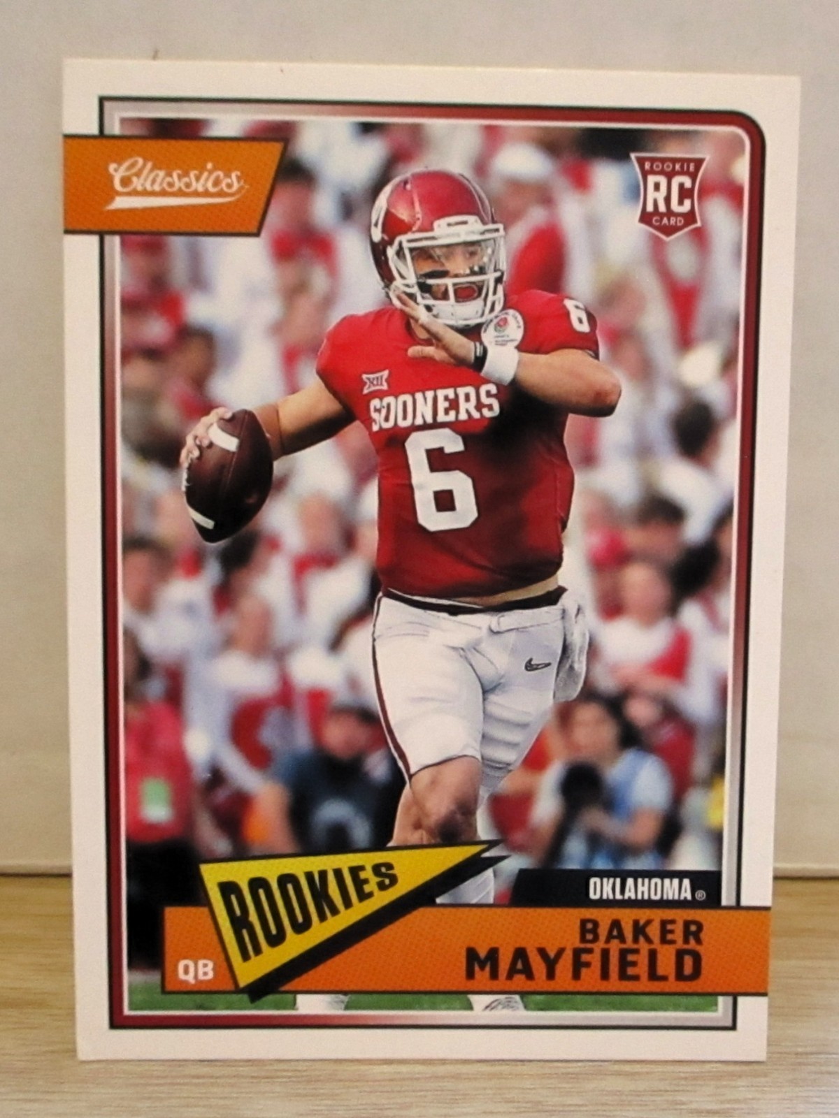 2018 Panini Classics Football #208 Baker Mayfield Rookie Tampa Bay Buccaneers