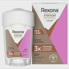2x Rexona clinical protection antiperspirant deodorant for women 48 g