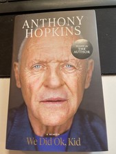 Sir Anthony Hopkins SIGNED Memoir We Did Okay...