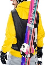 Hikeen Ski Strap,  Poles Backpack Shoulder Strap One Size, Black