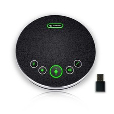 Bluetooth Speakerphone Conference USB Bluetooth Speakerphone, Black