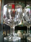 MICHELOB BEER MUGS, THUMBPRINT, STEMMED (8 TOTAL) — photo 8