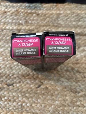 LOREAL DIA RICHESSE Demi-Permanent Color 6.12 / 6BV SWEET MOLASSES ~1.7 2 Pack!