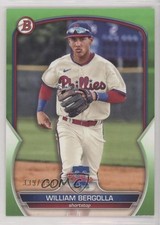 2023 Bowman Prospects Neon Green 339/399 William Bergolla #BP-67 r9d