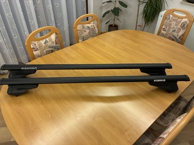 universal Alu Dachträger Tiger schwarz Relingträger 120 cm bis 75 kg für auflieg