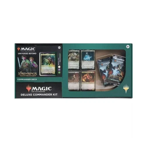 MTG Lord of the Rings Commander-Kit Food & Fellowship Deck +2 Set-Booster +