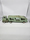 Vintage 1960s Tonka Mint Green Car Carrier Hauler Semi Truck Tractor Trailer #96