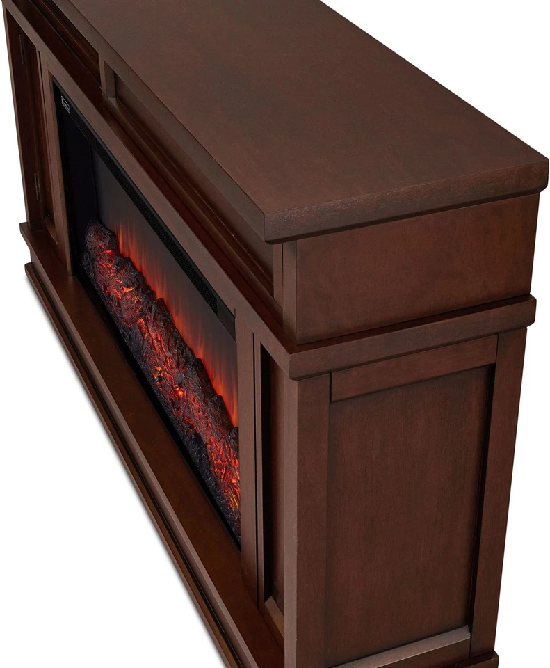 Real Flame 4020E 61"W Torrey Electric Fireplace - Black - Image 2 of 4