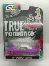 1974 Cadillac Eldorado Purple True Romance Greenlight Hollywood Diecast 1:64