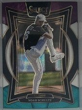 2025 Panini Select Noah Schultz Concourse Tri-Color Prizm #35 White Sox