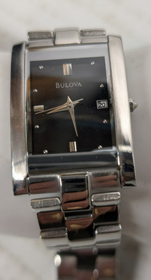 Bulova Curvex Calendar Wristwatch Working