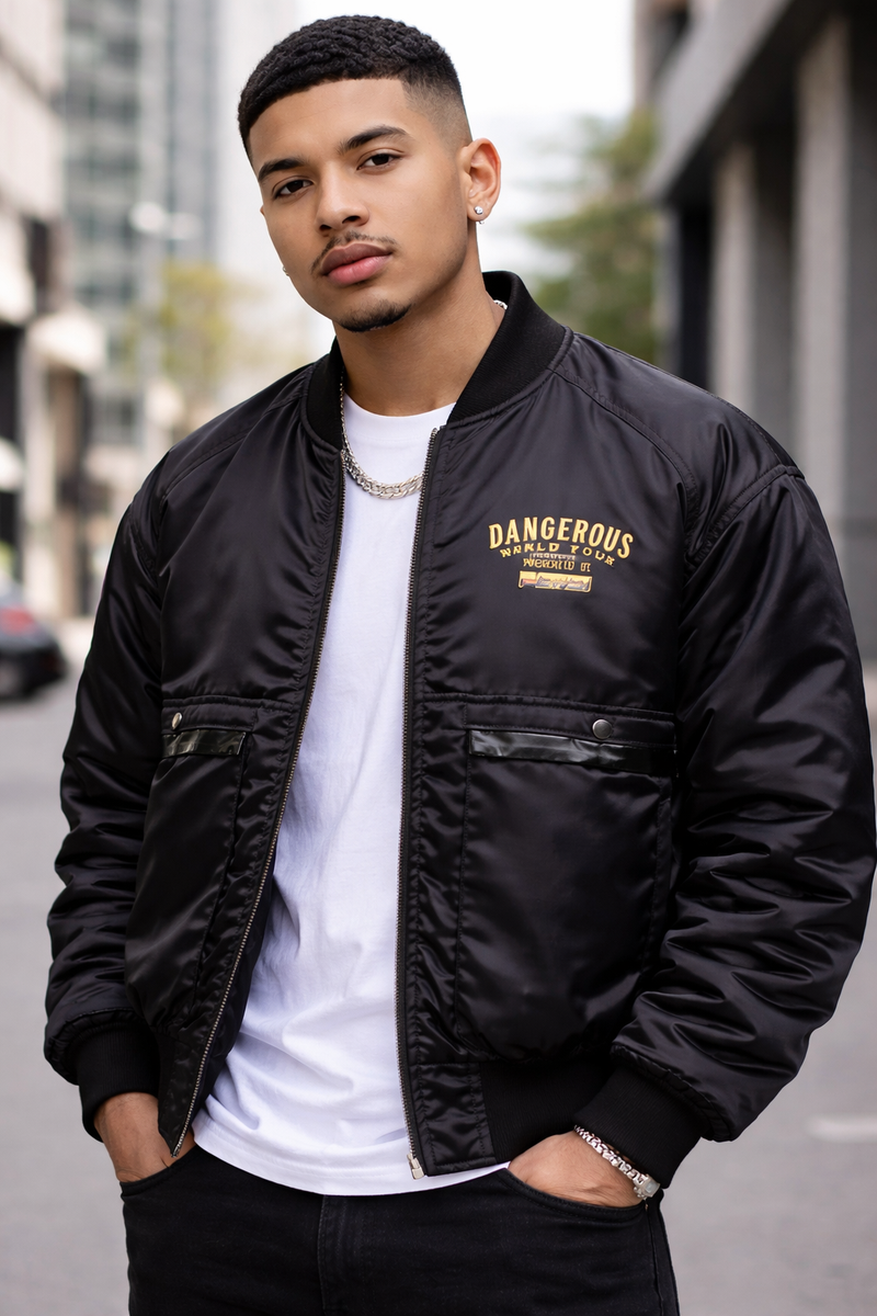 Michael Jackson Dangerous Tour Jacket | MJ Inspired Pepsi Bomber
