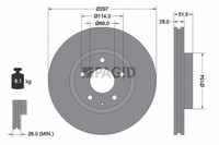 2X Bremsscheibe Pagid 55574NHC FüR Mazda GJ GL CX KE GH Van GJ2 GL2 GL6 Gjefp