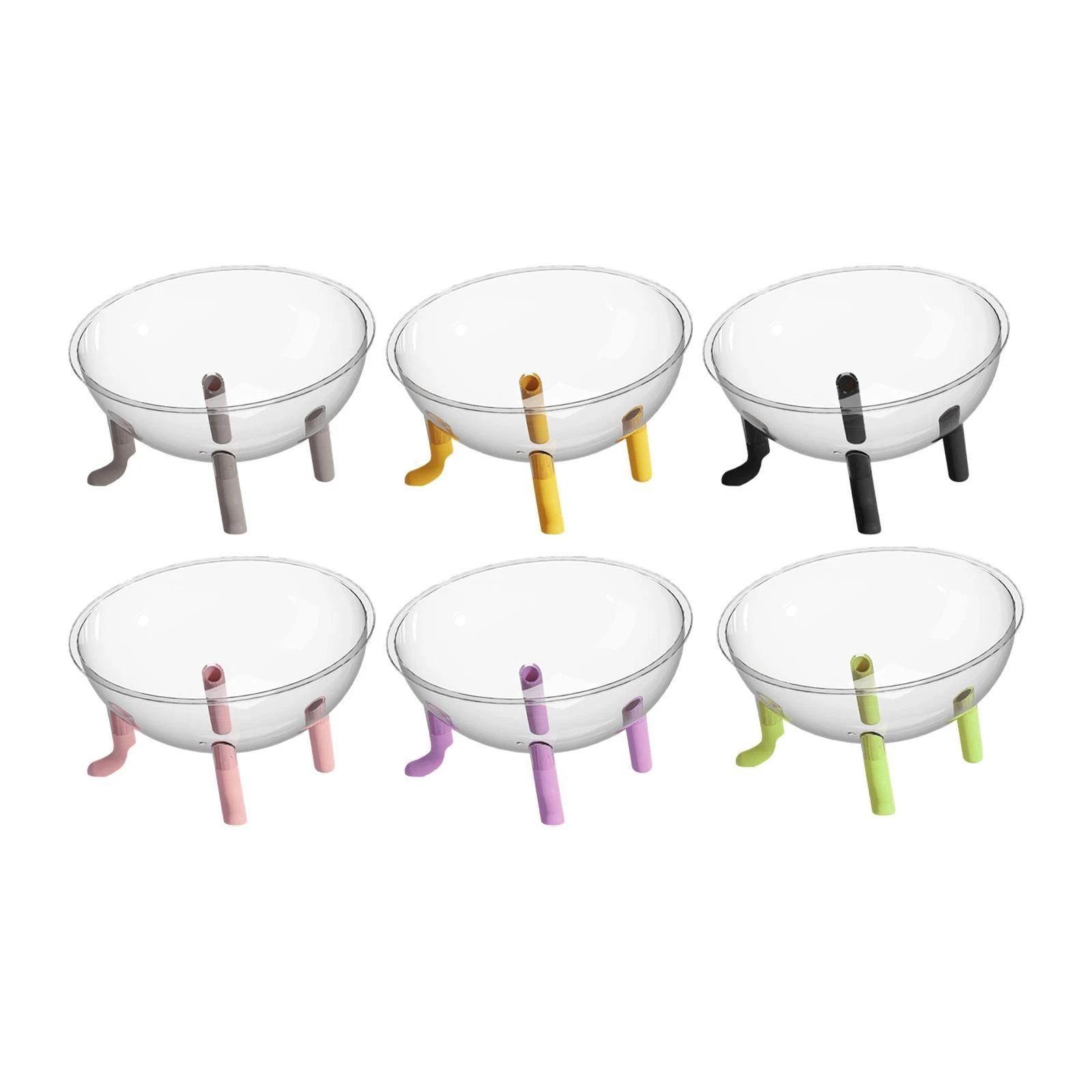 Capsule Cat Bed Acrylic Dome Four Legged Base Pet Supplies Easy to Clean Toy