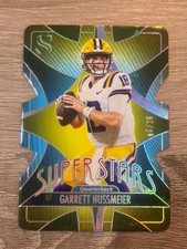 2025 Panini Silhouette Garrett Nussmeier Superstars Die Cut Cracked Ice /25 LSU!