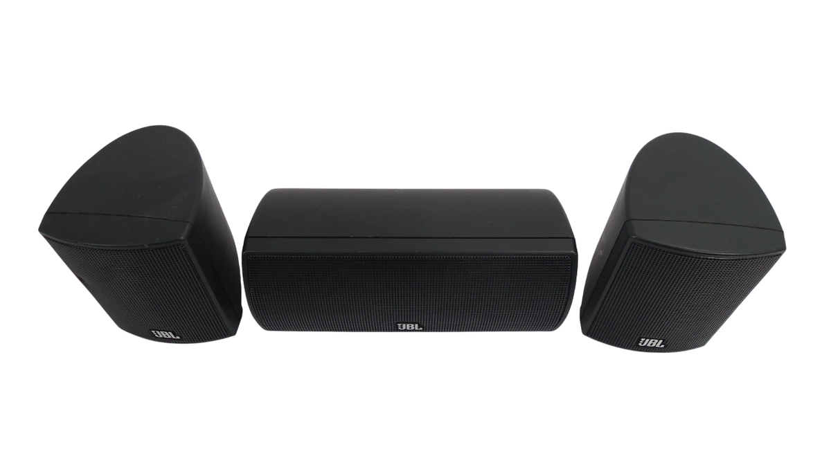 JBL 135 Surround Wired Speaker Set. Two 135SAT and One 135CEN